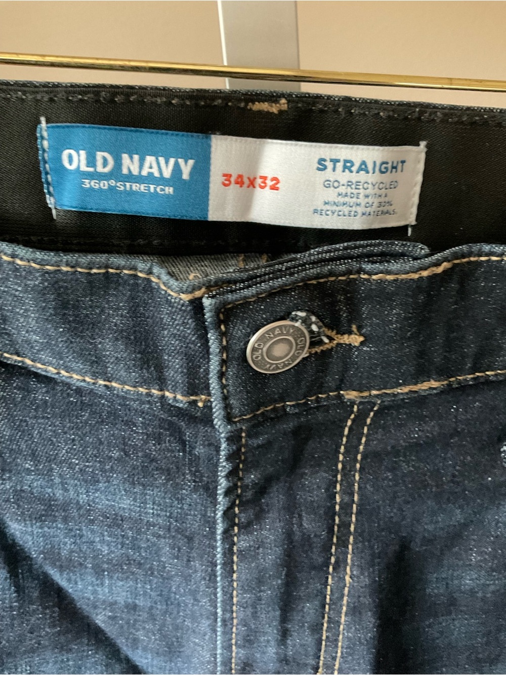 Old Navy Straight Men's Jeans - Dark Blue